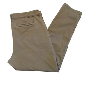 Lucky Brand Jeans Mens 40x32 Brown Type Military Field Pants Fade Distress